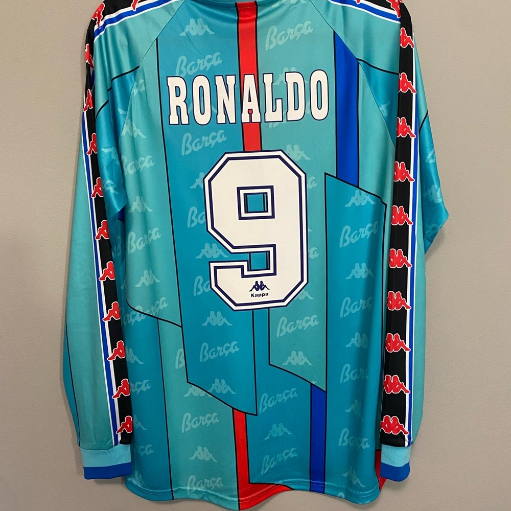 Kappa Turquoise and Red Men's Jersey